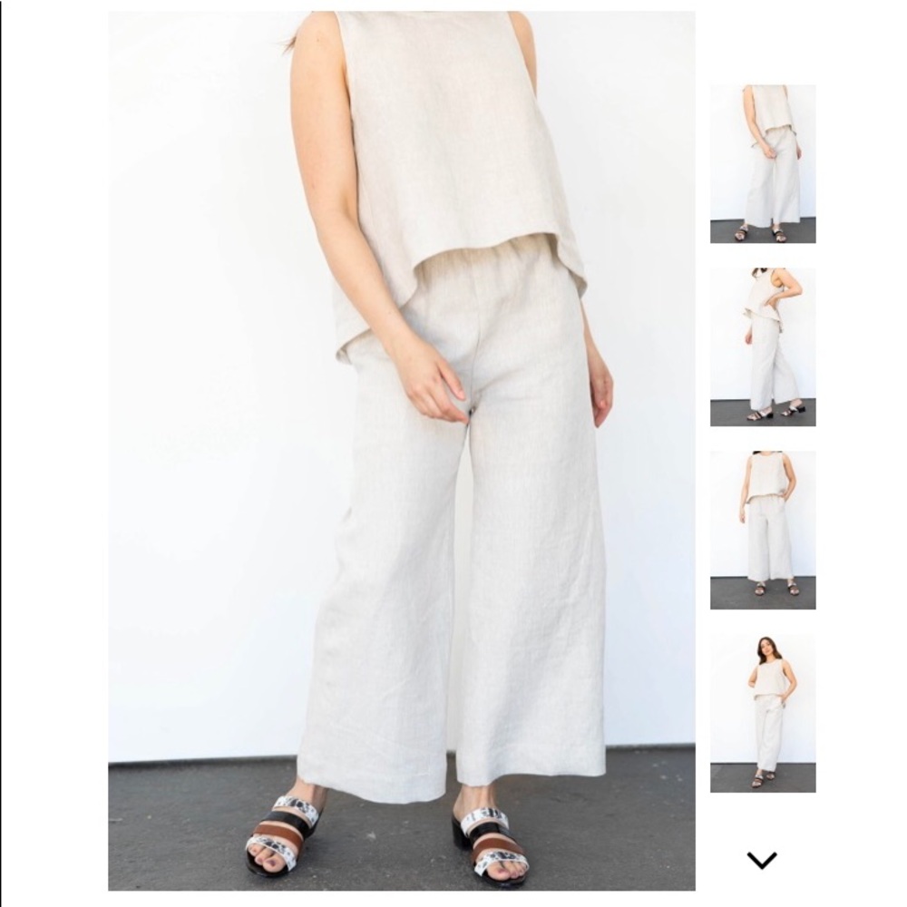 Only Child Linen Cove Pants